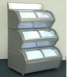 900W 110V Countertop Ice Cream Display Case Intelligent Controller