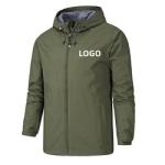 Blank Outdoor Windbreaker Jacket Waterproof Worsted Coat Plus Size