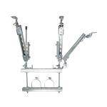 Galvanized Steel Seismic Pipe Hangers / Seismic Brace Bracket Length 600-1200mm
