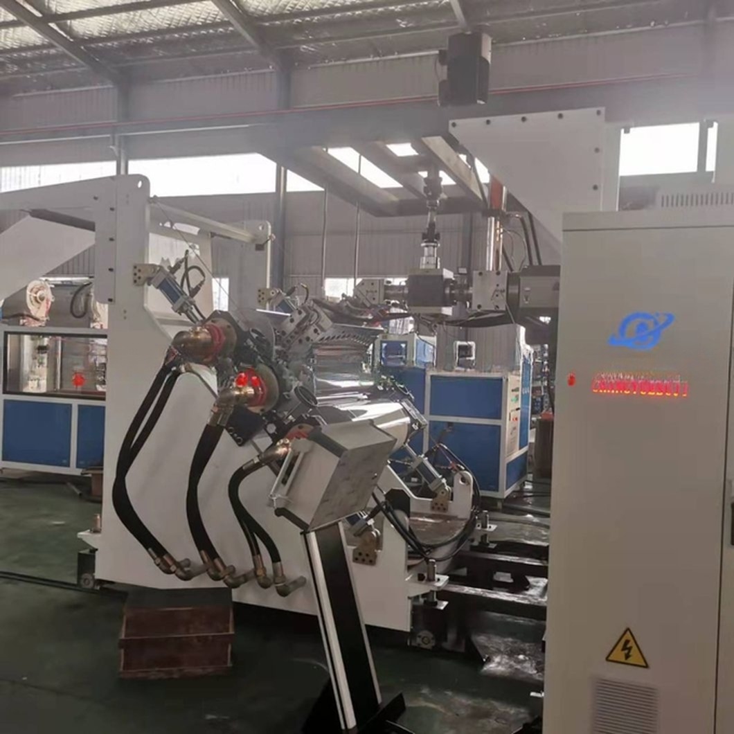 Plastic PP PS Roll Sheet Extruder Machine / PP PS Thermforming Sheet Making Machine