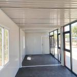 Rainproof Detachable Prefab Container House Construction For Working