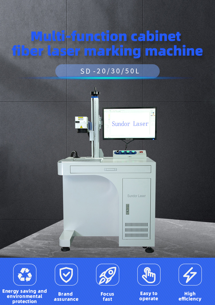 3D Mopa Dynamic Color JPT Raycus 20W 30W 50W Fiber Laser Marking Engraving Machine On Metal