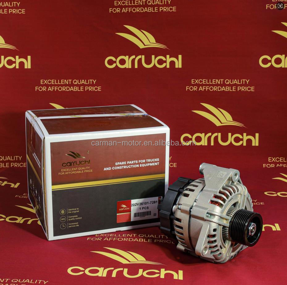202V26101-7281 JFZ2912YNZ Alternator for Shacman Truck Model Sinotruk Sitrak T7 Howo T7 MAN MC11 MC13 Engine Spare Parts