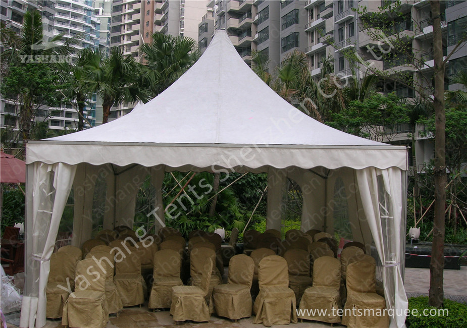 Outdoor German Style High Peak Tent Rentals Aluminum Frame For Audi Car Exhibition