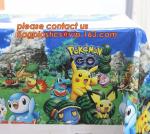 Custom Printed Plastic Waterproof Halloween Table Cloth, custom printed plastic