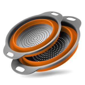 Wholesale Heat Resistant Portable TPR PP Collapsible Colander Strainer from china suppliers