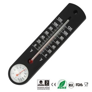 Wholesale Wall Mounted Style Mingle Thermometer Accurate Displays In ℃ / ℉ Switchable from china suppliers