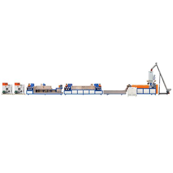 PP Strapping Band Sandwich Packing Belt Making Machine 4 Strips Twin Screw
