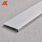 Brushed Anodized Aluminum Skirting Board For Flooring Kitchen Toe Kick