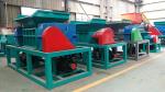 300 500 kg/h Production Capacity Waste Plastic Recycling Dual Shaft Double Motor