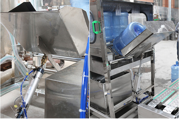 200bph Barreled Water Washing and Filling Machine with 5 Gallon Water Storage Barrels Automatic Bottle Washing Machine