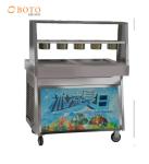 Fry Ice Cream Roll Machine For Supermarket Milky Tea Store Sale