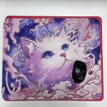 Debossed Logo PU Mats Full Desk Mouse Pad For Office Home
