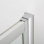 Contemporary and Durable Tempered Glass Shower Enclosure for Residential and