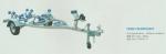 Professional Single Jetski Folding Boat Trailer With ST175/80R13X2 Tire