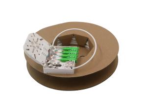 Wholesale 4 Core Fiber Optic Termination Box For Indoor Wall Mounting Or DIN Rail For FTTH from china suppliers