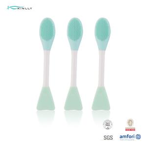 Wholesale Waterproof Double Sided Silicone Lip Brush Silicone Exfoliating Tools Makeup Tools from china suppliers