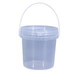 Customizable 1L-20L Clear Food Grade Snacks Milk Tea Packing Bucket With Lid for