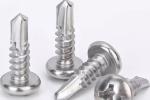 1/4 5/16 ASTM A193 A194 Round head slotted Self Tapping Screws SUS304 SUS316 A2