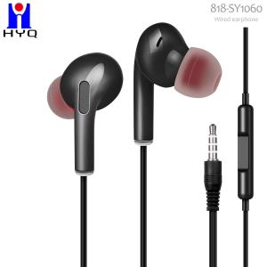 Wholesale Plastic Round Cable Noise Cancelling Wired Earphones IPX2 Waterproof from china suppliers