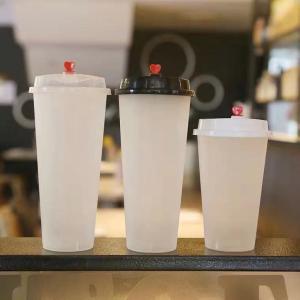 Wholesale BPA Free Round Disposable Plastic Drinking Cups with Lids from china suppliers
