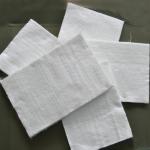 White color 15mm thickness fiberglass needle mat used for insulation or filter