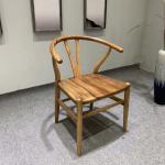 Y Restaurant Specific Solid Wood Dining Chair with NC/PU Paint and Wishbone