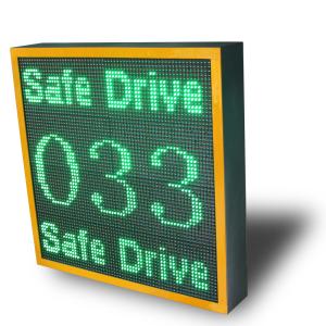 Wholesale Intelligent Monitoring Traffic Safety Equipment Visible From 500 Meters LPR Solar Speed Sign IP54 from china suppliers