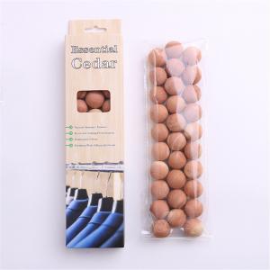 China Natural fresh red cedar wood balls moth balls,aromatic cedar balls on sale