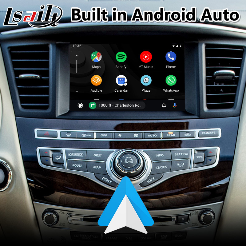 Lsailt Android Carplay Interface for Infiniti JX35 With GPS Navigation Wireless Android Auto