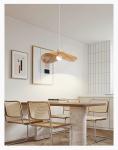Nordic Wabi Sabi Led Pendant Lights For Living Room Home Decoration Rattan