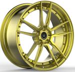 Custom Polished Gold 2PC Aluminum Alloy Rims 5x120 9Jx20 ET55 For Acura MDX