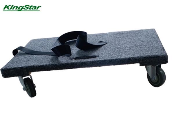 Heavy Duty 4 Wheel Moving Dolly , Carpeted Plywood Moving Dolly With 1000 Lbs