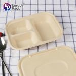 Degradable and environmentally friendly bagasse take-away food box Degradable