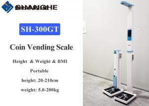 Wholesale Balance Weighing Scales For Fat Person Losing Weight Used For Gym Ultrasonic Coino Perated Height And Weight Scale from china suppliers