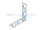 Zinc Plated Steel Construction Hardware , 38mm Heavy Duty Wall Brackets