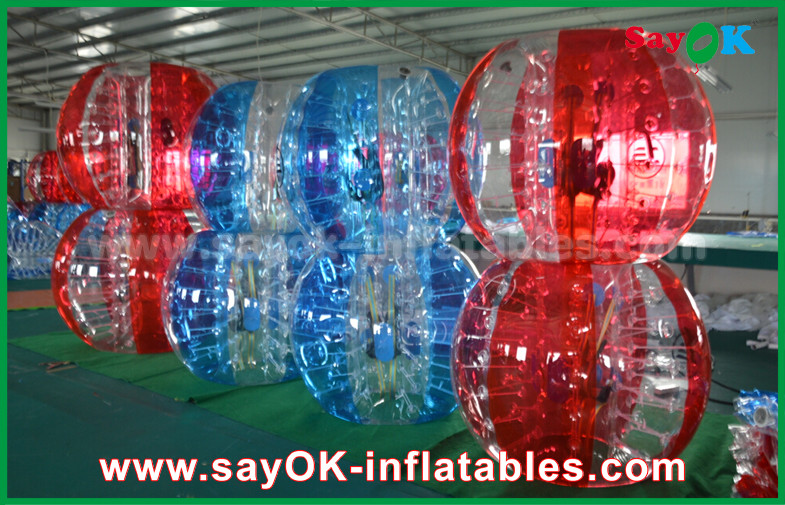 Inflatable Garden Games Queen Size PVC / TPU Inflatable Sports Games Bubble Ball Soccer