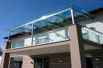 Rain Shed Platform Stainless Steel Canopy , Glass Canopies For Commercial