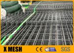 3 V Beams Anti Climb Mesh Fence Black Powder Coated PPC Finish