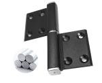 Doors Four Hole Heavy Duty Aluminum Hinge 104mm Length In Industrial Settings