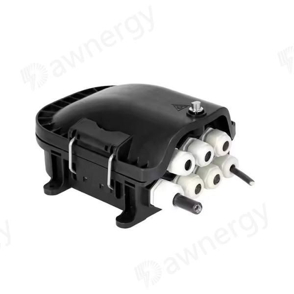 81*124/52mm PP Fiber Distribution Box IP68 12 Fusion Capacity Wall / Pole