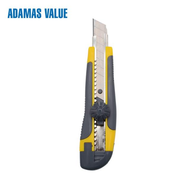 Screw knife,cutter knife utility,craft knife of 18mm ABS+TPR screw-lock snap off