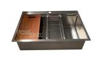 33 Inch Topmount Kitchen Workstation Sink Stainless Steel All In One