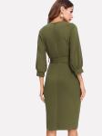 Elegant And Fashion Lady Work Dress