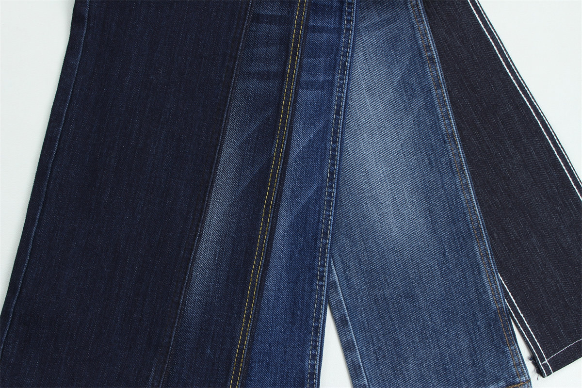 Sanforizing Special Weave Cotton Polyester Spandex Slub Stretch Denim Fabric