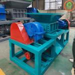 300 500 kg/h Production Capacity Waste Plastic Recycling Dual Shaft Double Motor
