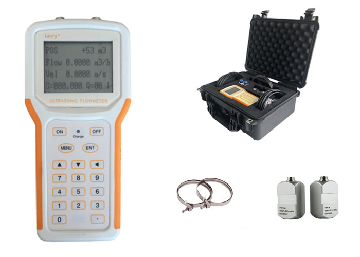 CMC 0.25mm/S Transit Time Handheld Ultrasonic Flow Meter ABS housing