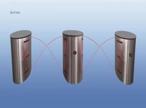 Wholesale DC 24V Flap Barrier Gate Security Entrance Control Pedestrian Crowd Identification from china suppliers