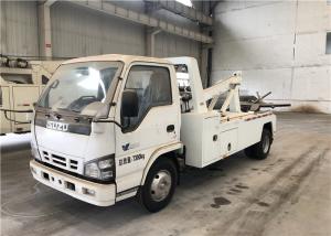 Wholesale ISUZU Chassis 3-4 ton's Winch Road Wrecker Truck with 4200×2300mm Flatbed from china suppliers