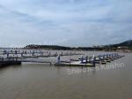 Aluminum Alloy Floating Docks Marina Gangway Float Pontoon Welded Together